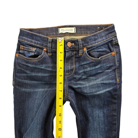 Madewell Womens Size 25 "Skinny Skinny" Denim Dark Wash Stretch Skinny Jeans - Picture 9 of 12